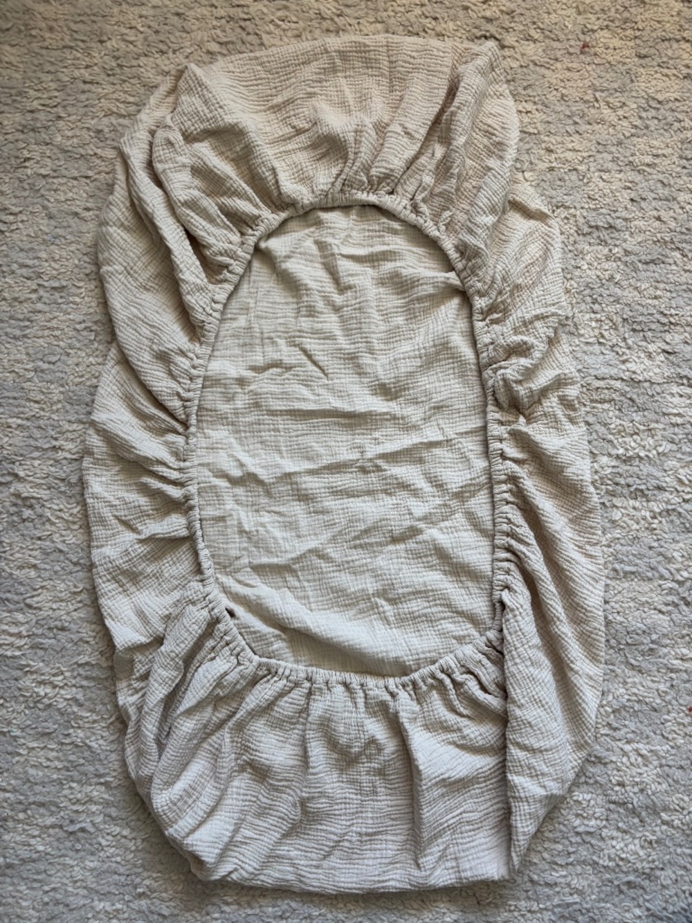 Mushie Muslin Baby Fitted Sheet Crib Soft Like Nee